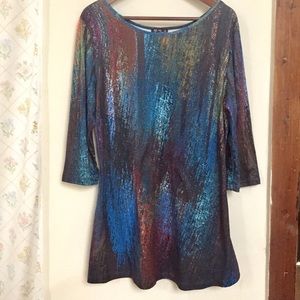 NWOT multi-colored dress